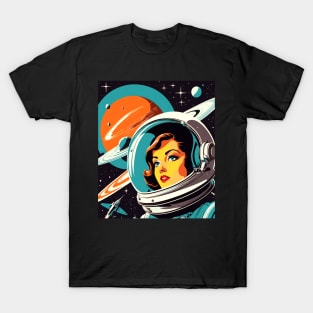 Space Exploration Retro, Sci Fi Graphic Design T-Shirt